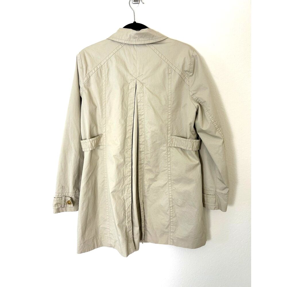 Tommy Hilfiger Trench Coat Women's XL Kahki Beige classic spring - Picture 2 of 13